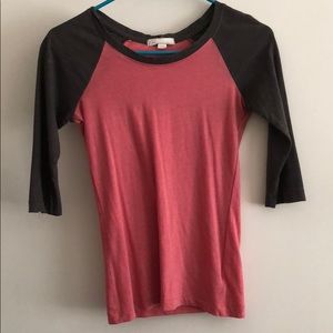 forever 21 baseball tee